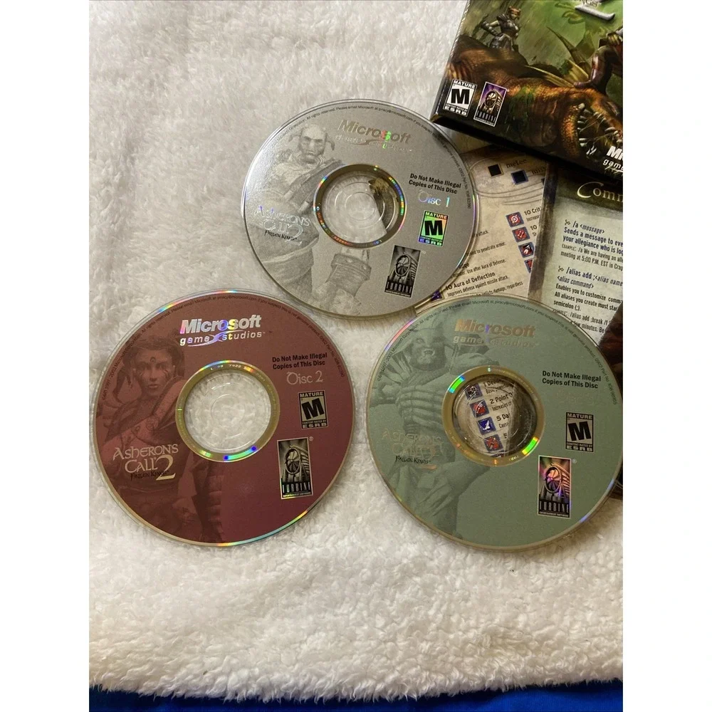 Asheron's Call 2 Fallen Kings PC CD ROM GAME‎ 2002 MICROSOFT GAMES CIB Complete
